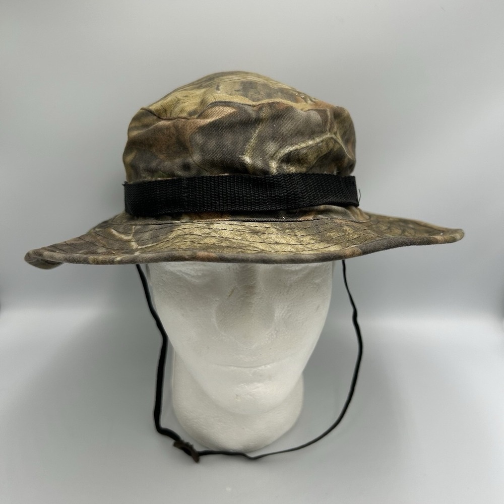 VTG Whitewater Outdoors Advantage Timber Camo Bucket Boonie Hat Chin Strap
